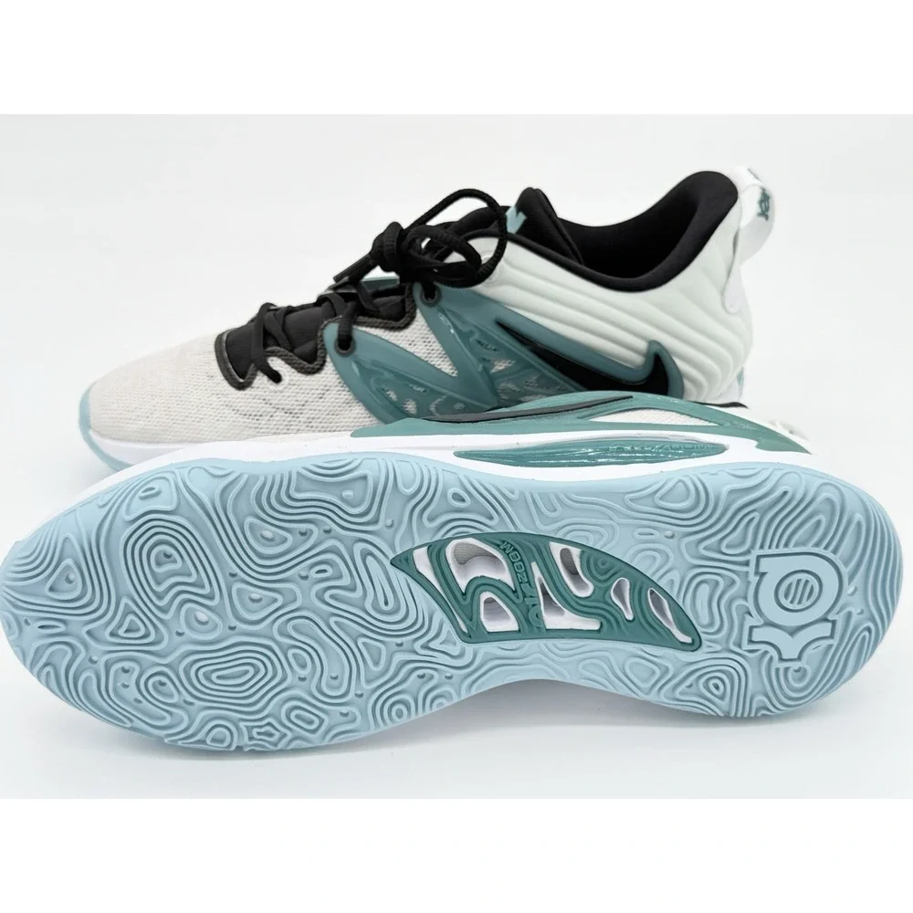Men's Size 10.5- Nike KD 15 Mariners Teal Basketball Shoes FJ1216-100 No Box Lid
